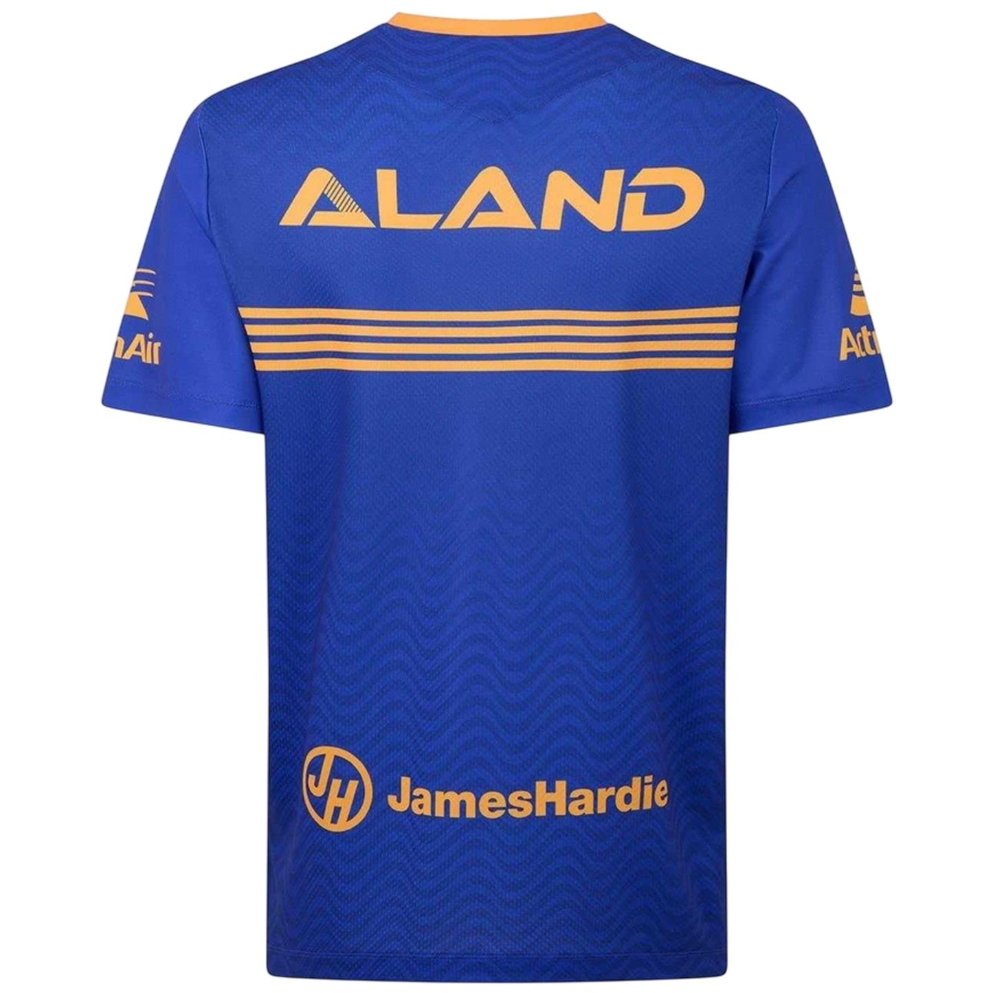 Blue-Yellow - Back - Parramatta Eels Mens 2025 Macron Training T-Shirt