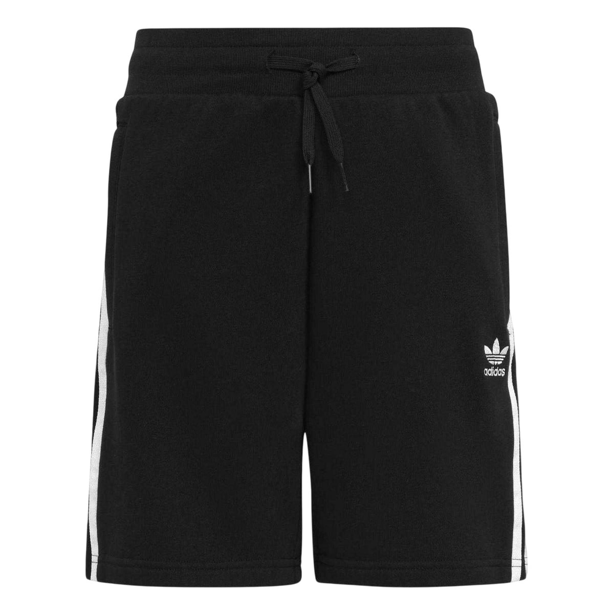 Black - Front - Adidas Childrens-Kids Adicolor 3 Stripes Shorts