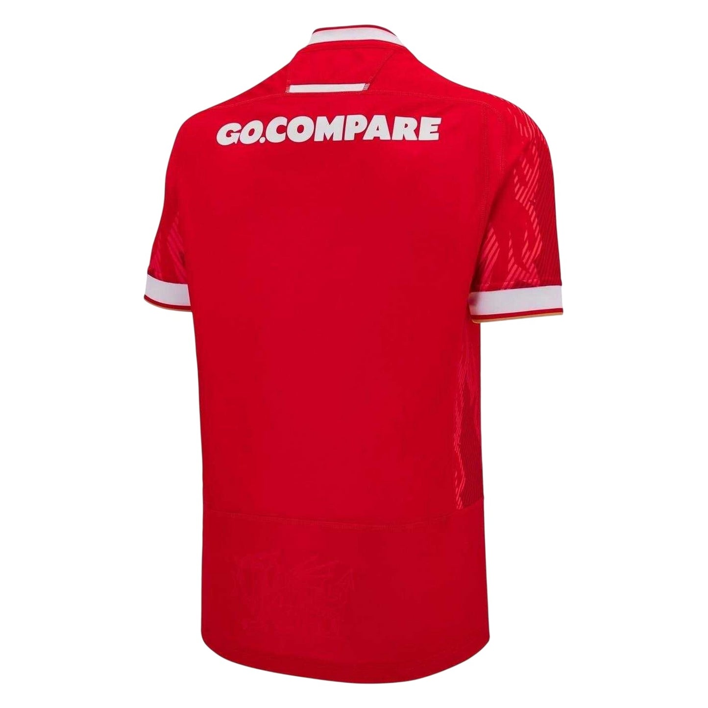 Red-White - Back - Wales RU Mens 2024-25 Home Shirt