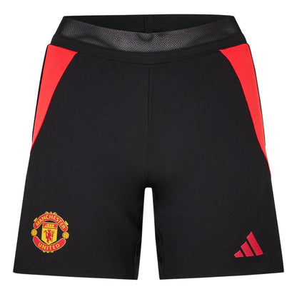 Black - Front - Adidas Mens Manchester United FC Shorts