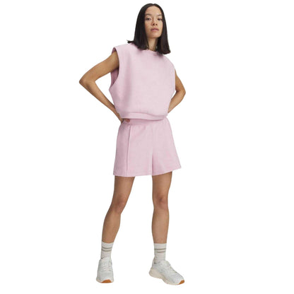 Pink - Lifestyle - Under Armour Womens-Ladies Fleece Shorts