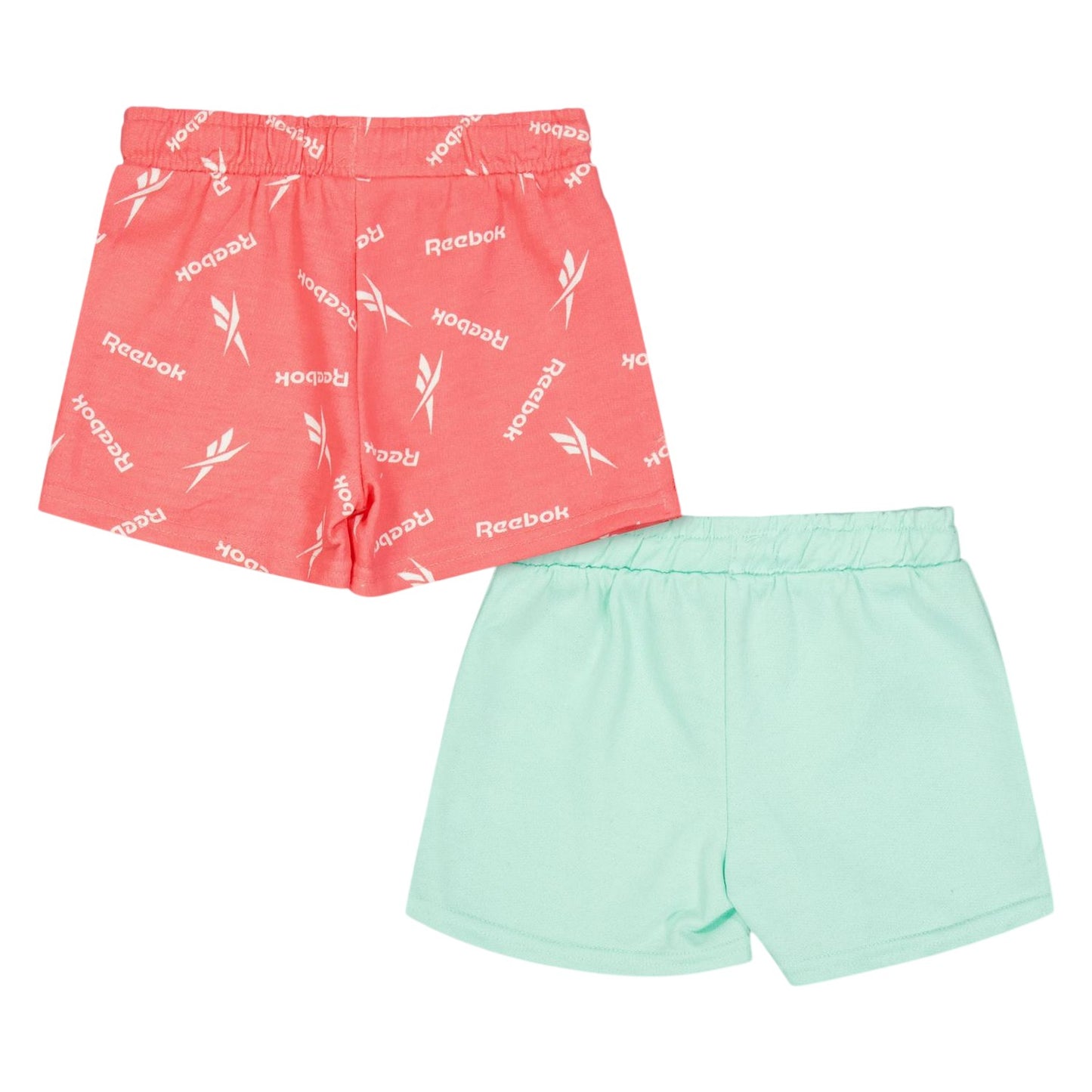 Strawberry - Back - Reebok Childrens-Kids Sweat Shorts (Pack of 2)