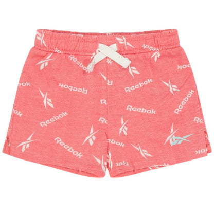 Strawberry - Side - Reebok Childrens-Kids Sweat Shorts (Pack of 2)