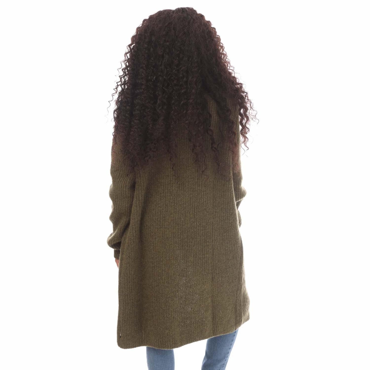 Green - Back - Boss Womens-Ladies C_Fanidas Cardigan