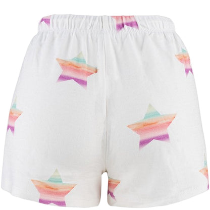 Off White - Back - PJ Salvage Womens-Ladies Stardust French Terry Shorts
