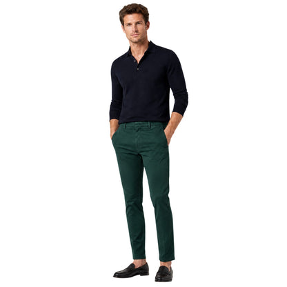 Green - Side - Boss Mens Kaito Slim Chinos