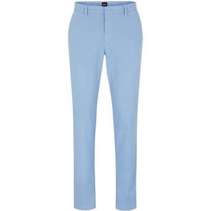 Blue - Front - Boss Mens Kaito Slim Chinos