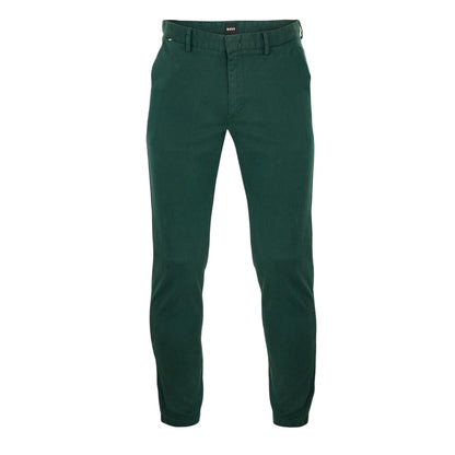 Green - Front - Boss Mens Kaito Slim Chinos