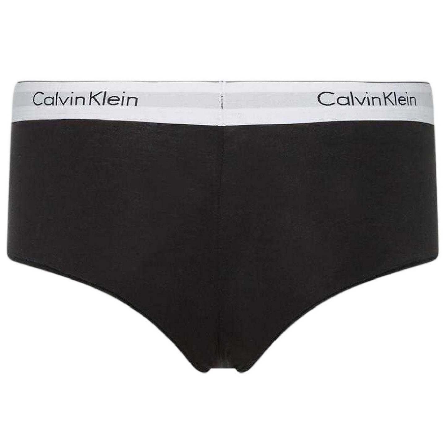 Black - Back - Calvin Klein Womens-Ladies Modern Knicker Shorts
