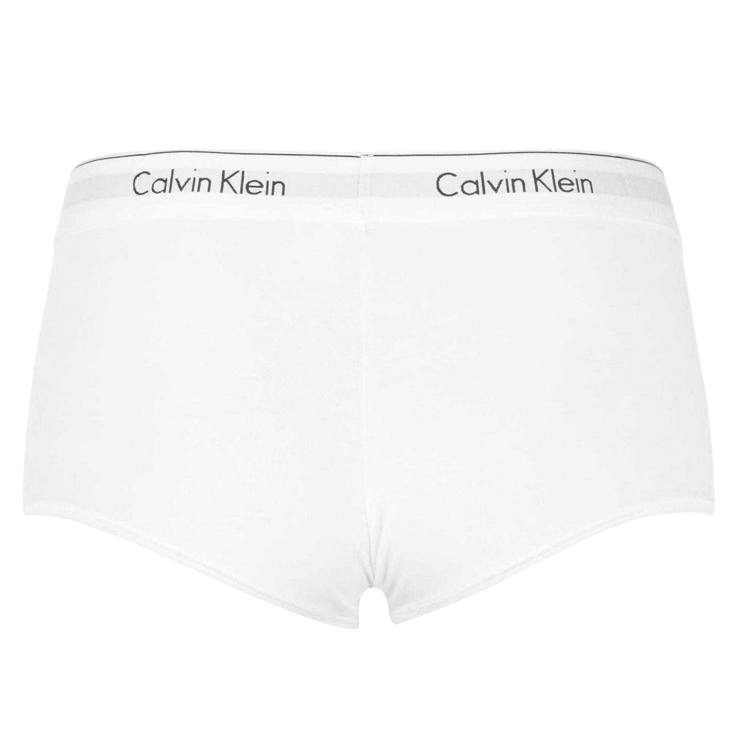 White - Back - Calvin Klein Womens-Ladies Modern Knicker Shorts