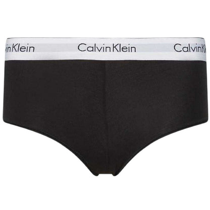 Black - Front - Calvin Klein Womens-Ladies Modern Knicker Shorts