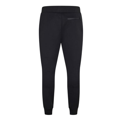 Black - Back - Born Rich Mens Agosto Open Hem Joggers