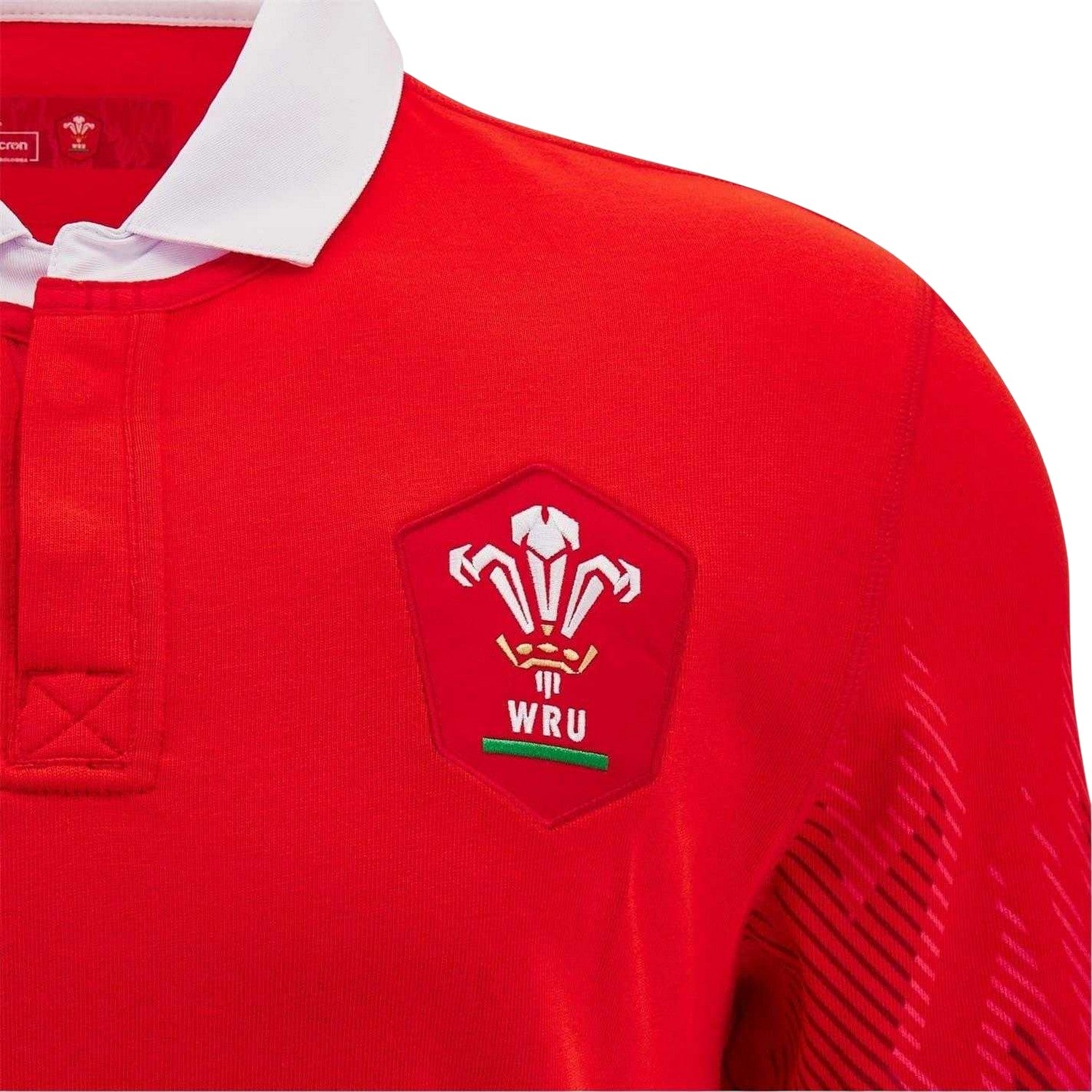 Red-White - Side - Wales RU Womens-Ladies 2024 Rugby Home Shirt