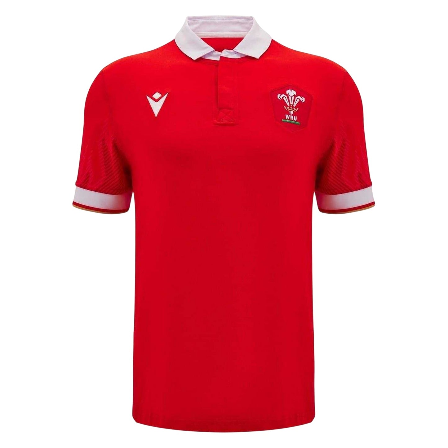 Red-White - Front - Wales RU Womens-Ladies 2024 Rugby Home Shirt