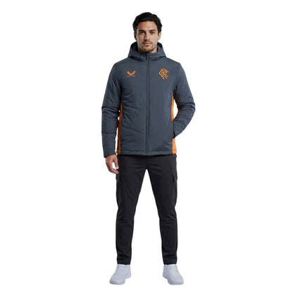 True Red - Lifestyle - Castore Mens Rangers FC Coach Jacket