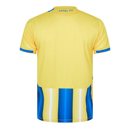 Yellow-Blue - Back - Apoel FC Mens 2023-24 Home Shirt