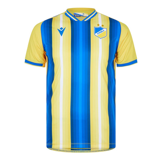 Yellow-Blue - Front - Apoel FC Mens 2023-24 Home Shirt