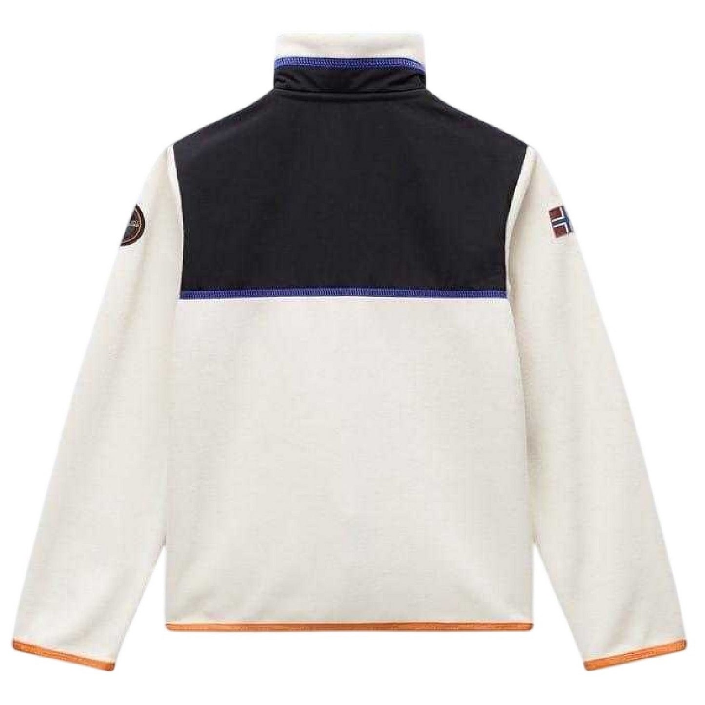 Beige - Back - Napapijri Childrens-Kids Arbari Jacket