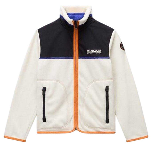 Beige - Front - Napapijri Childrens-Kids Arbari Jacket