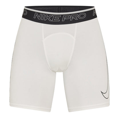 White - Front - Nike Unisex Adult Pro Compression Shorts
