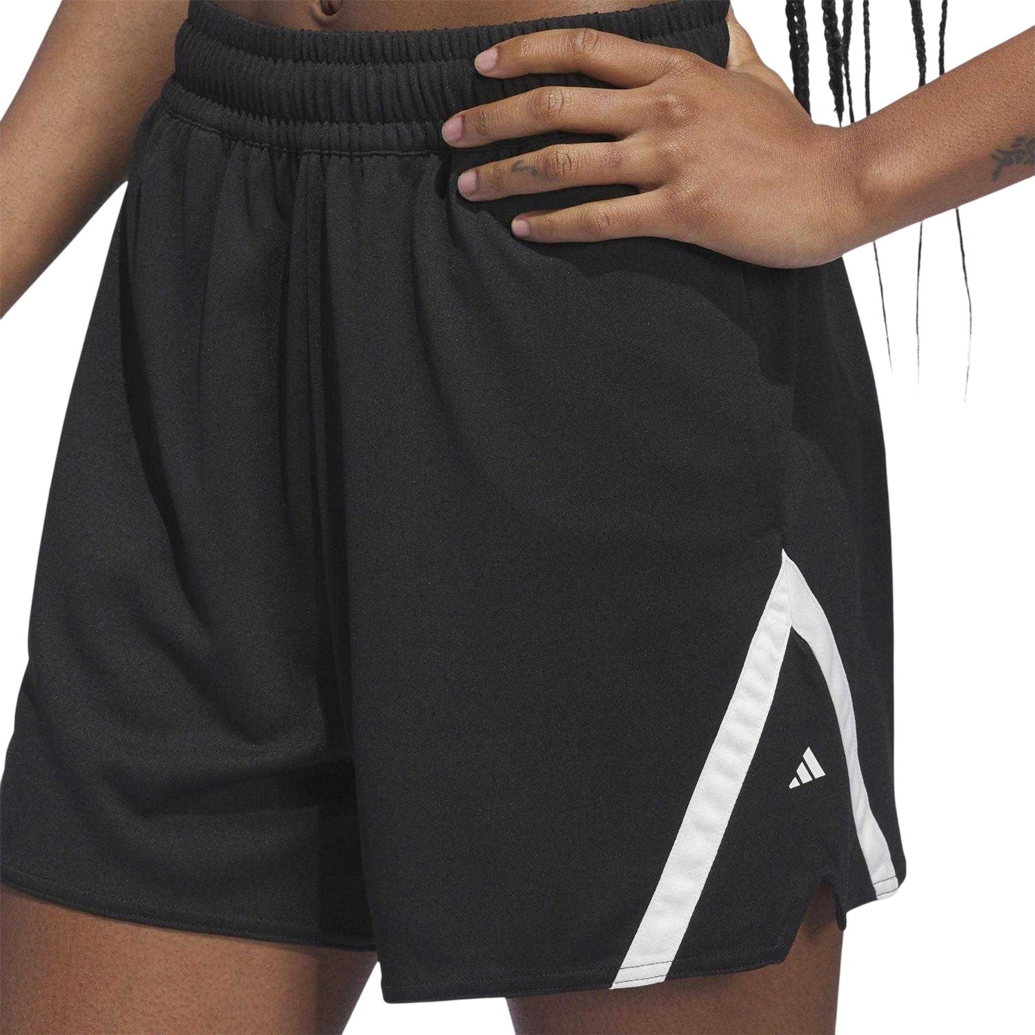 Black - Side - Adidas Mens Select Basketball Shorts