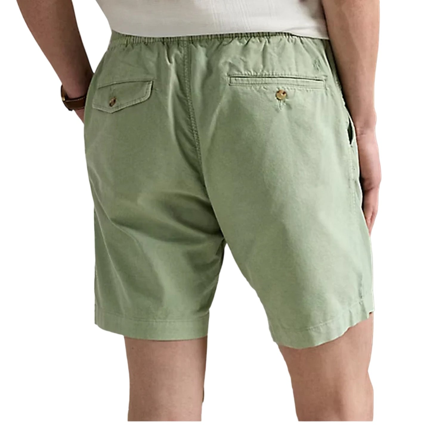 Green - Back - Ralph Lauren Mens Chino Shorts