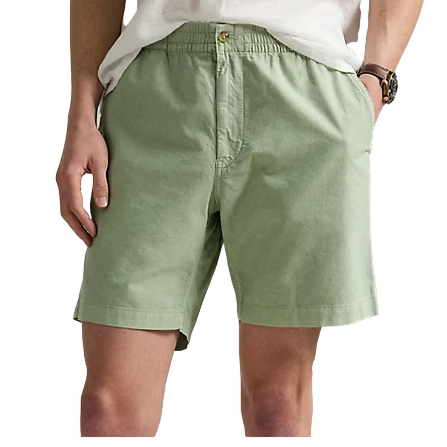 Green - Side - Ralph Lauren Mens Chino Shorts