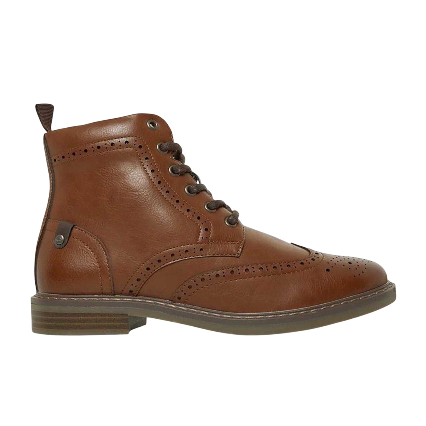 Brown - Front - Nicholas Deakins Mens Deaks Trigger Ankle Boots