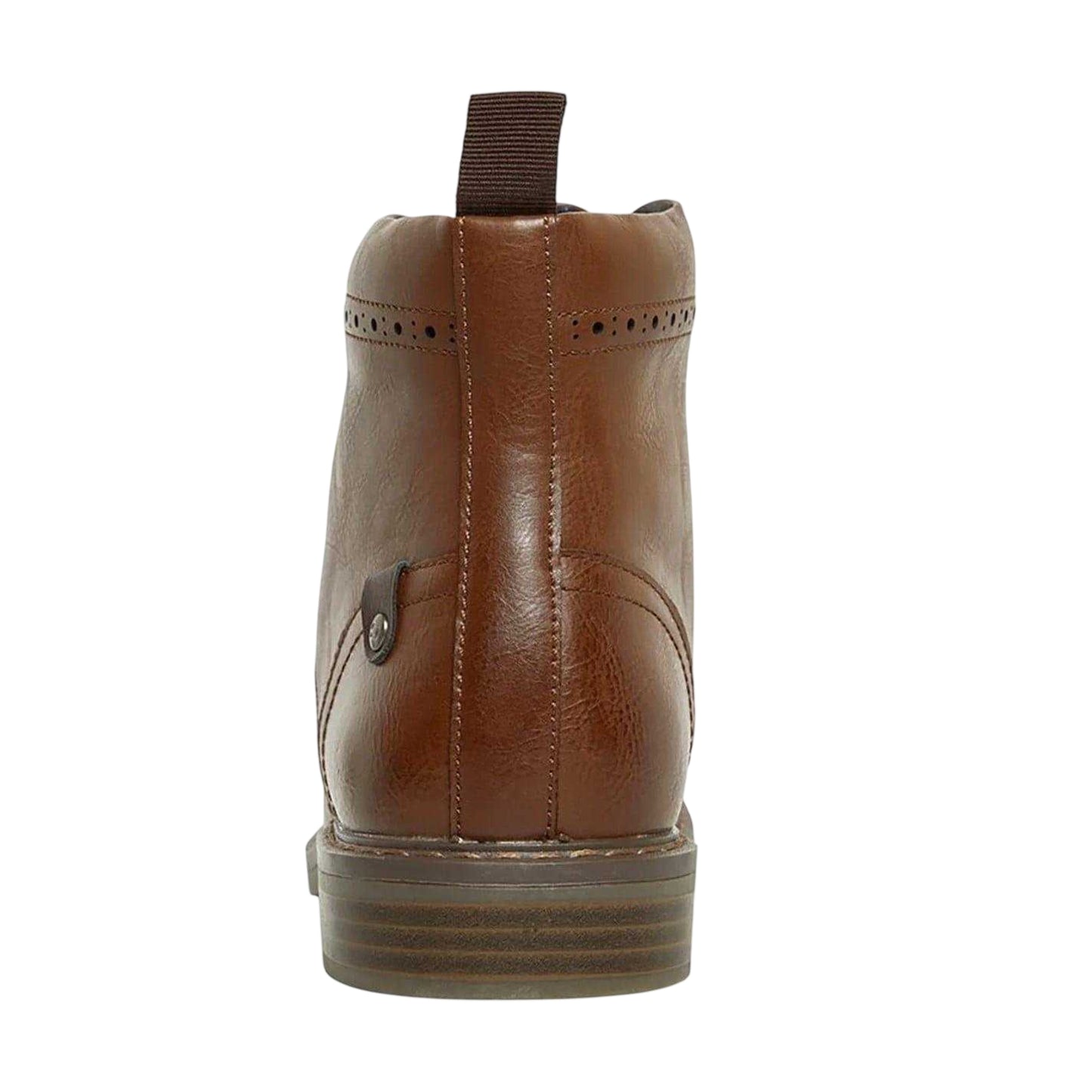 Brown - Back - Nicholas Deakins Mens Deaks Trigger Ankle Boots