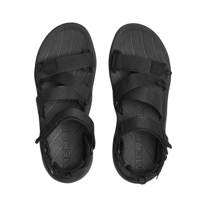 Black - Lifestyle - Merrell Mens Speed Fusion RMX Webbing Sports Sandals