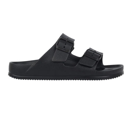 Slate - Front - Jack Wills Womens-Ladies Double Buckle Sandals