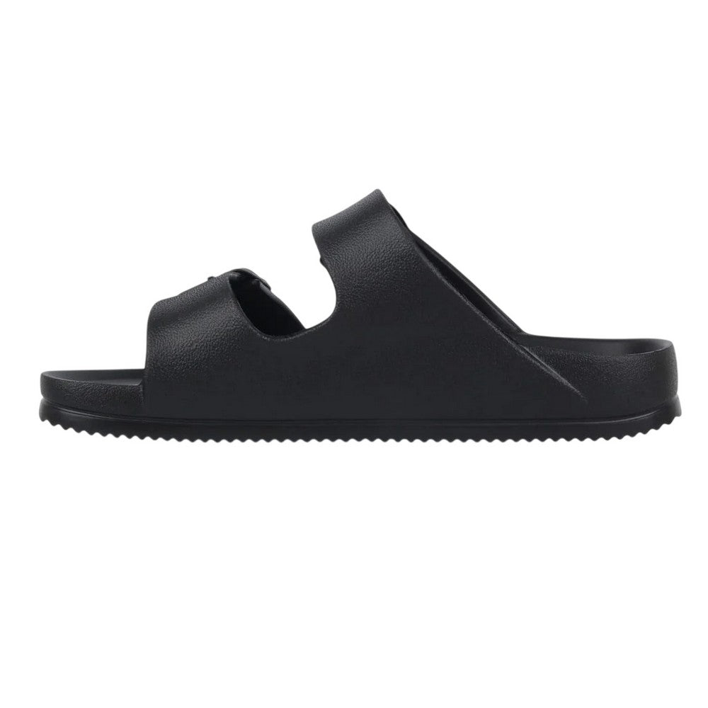 Slate - Back - Jack Wills Womens-Ladies Double Buckle Sandals