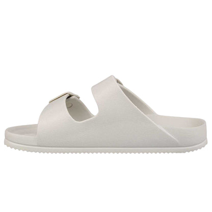 Onyx White - Back - Jack Wills Womens-Ladies Double Buckle Sandals