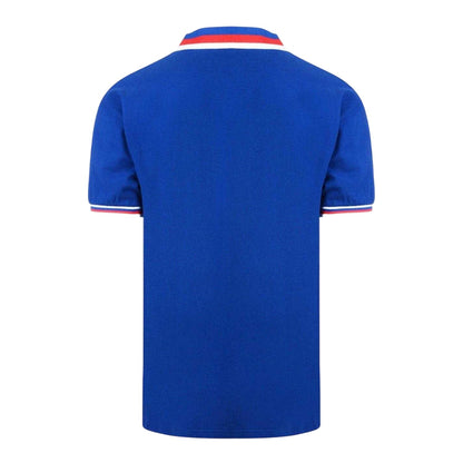 Blue - Back - Rangers FC Mens 1981 Home Shirt
