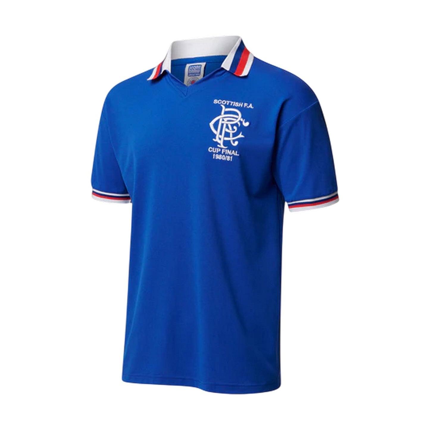 Blue - Side - Rangers FC Mens 1981 Home Shirt
