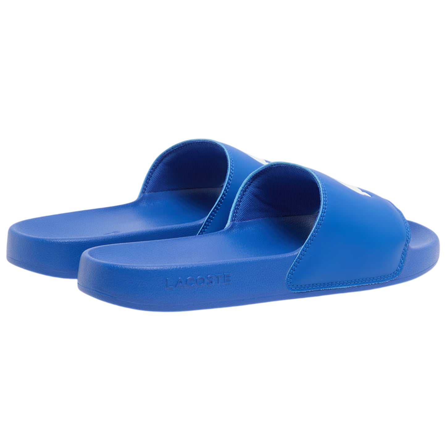 Blue - Back - Lacoste Mens Serve Sliders