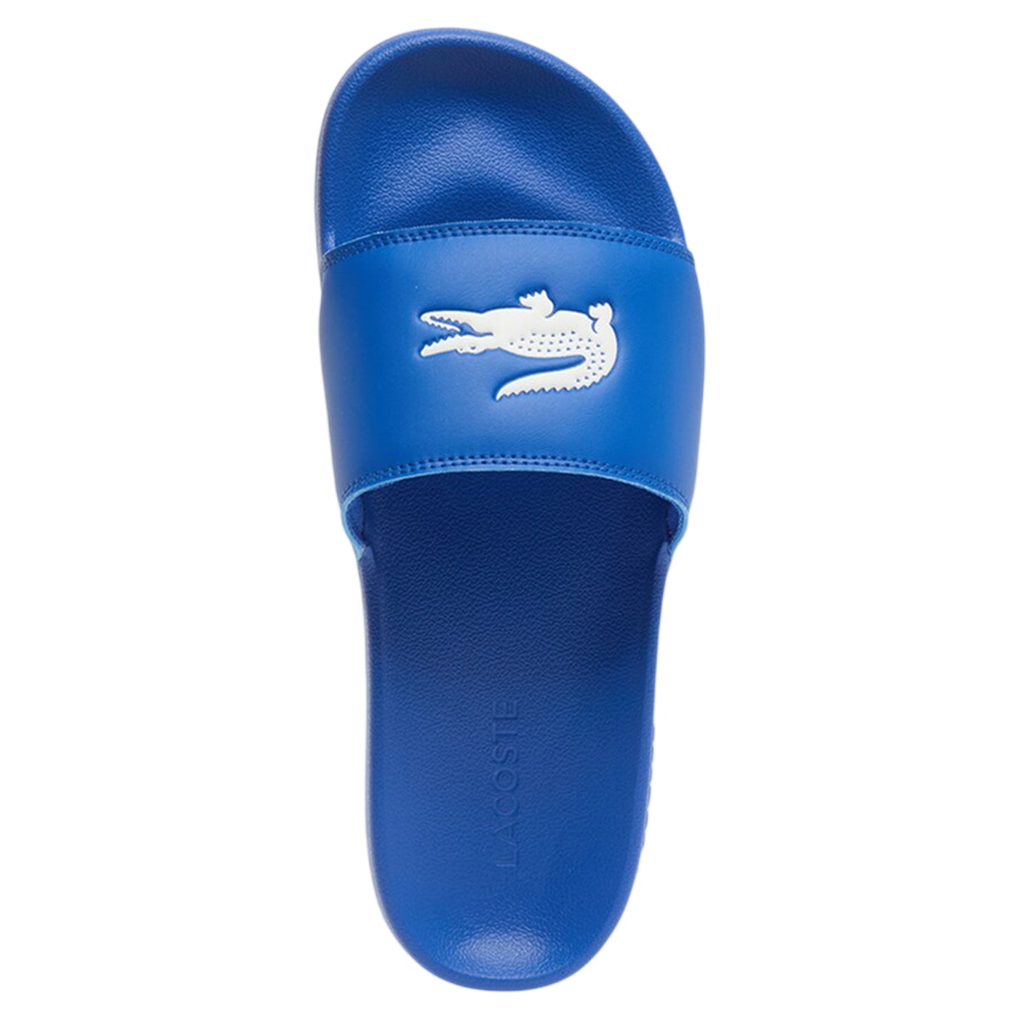 Blue - Side - Lacoste Mens Serve Sliders