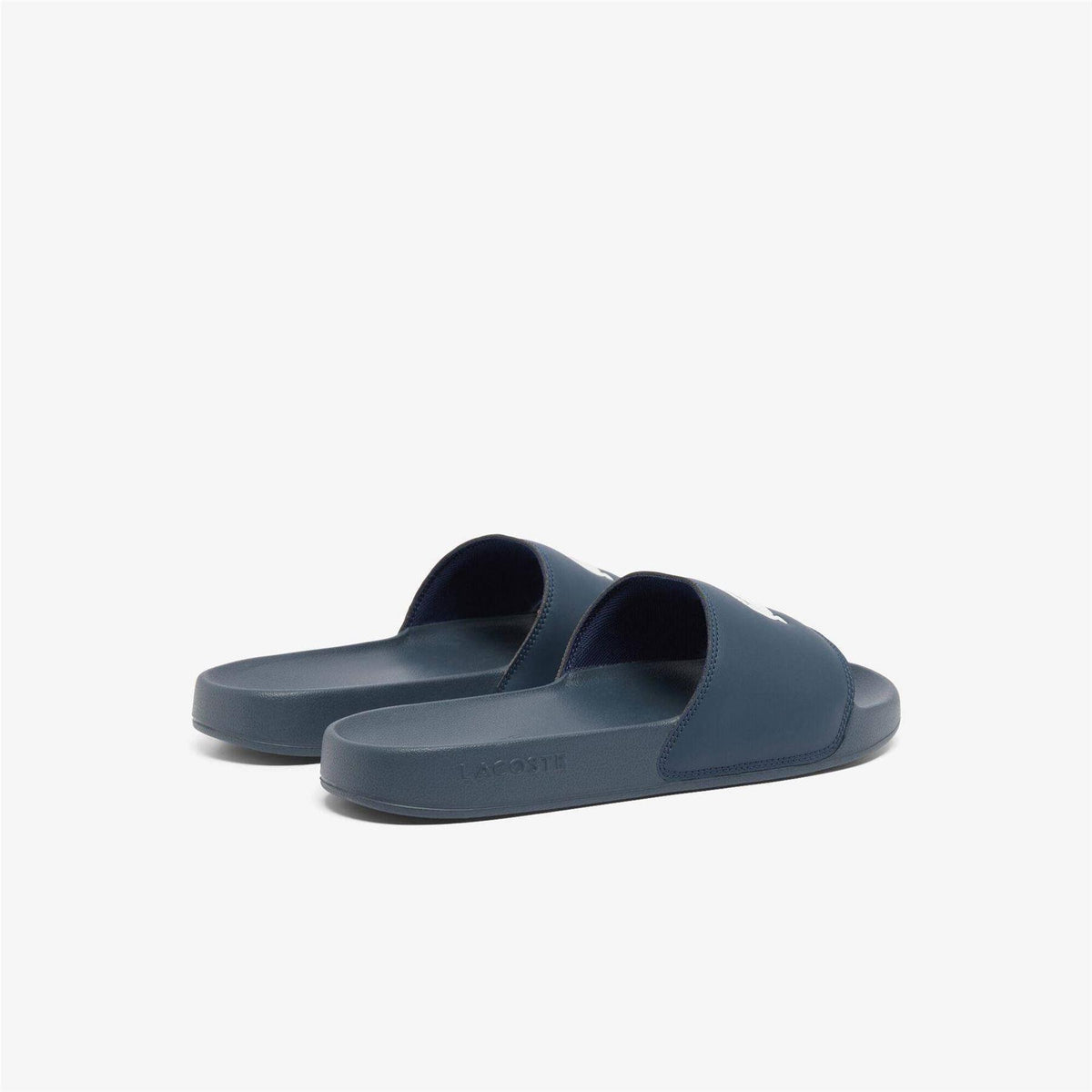 Navy-White - Lifestyle - Lacoste Mens Serve Sliders