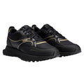 Black-Gold - Front - Boss Mens Jonah Running Trainers