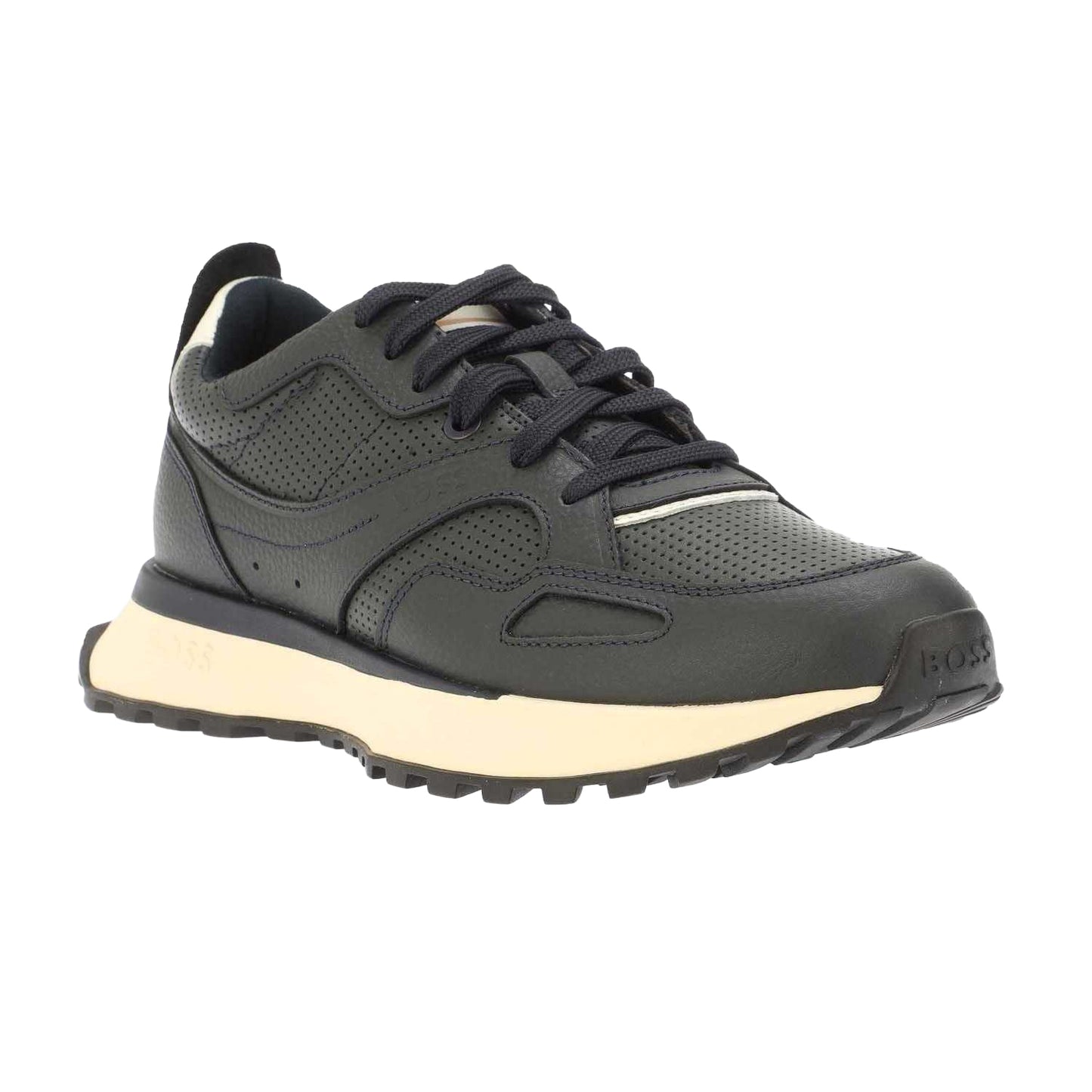 Dark Blue - Front - Boss Mens Jonah Running Trainers