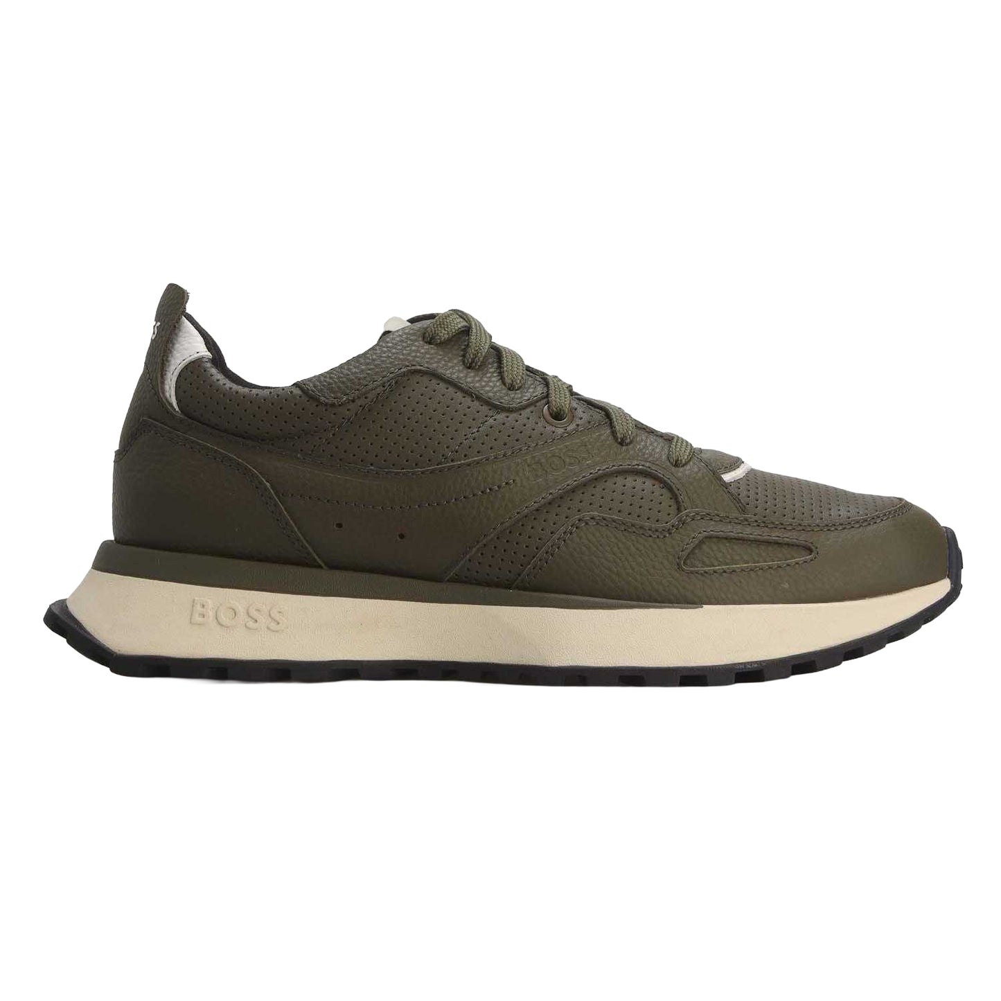Green - Lifestyle - Boss Mens Jonah Running Trainers