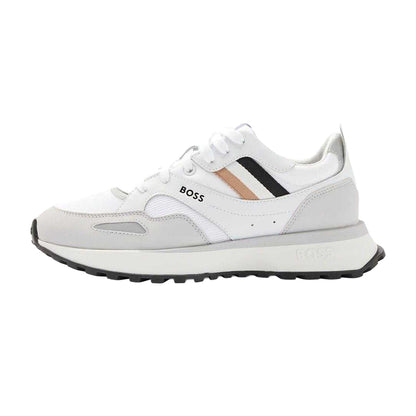 White - Back - Boss Mens Jonah Running Trainers