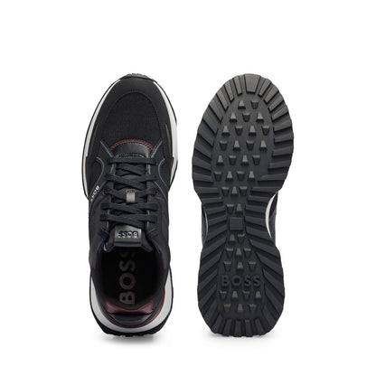 Black-Brown - Lifestyle - Boss Mens Jonah Running Trainers
