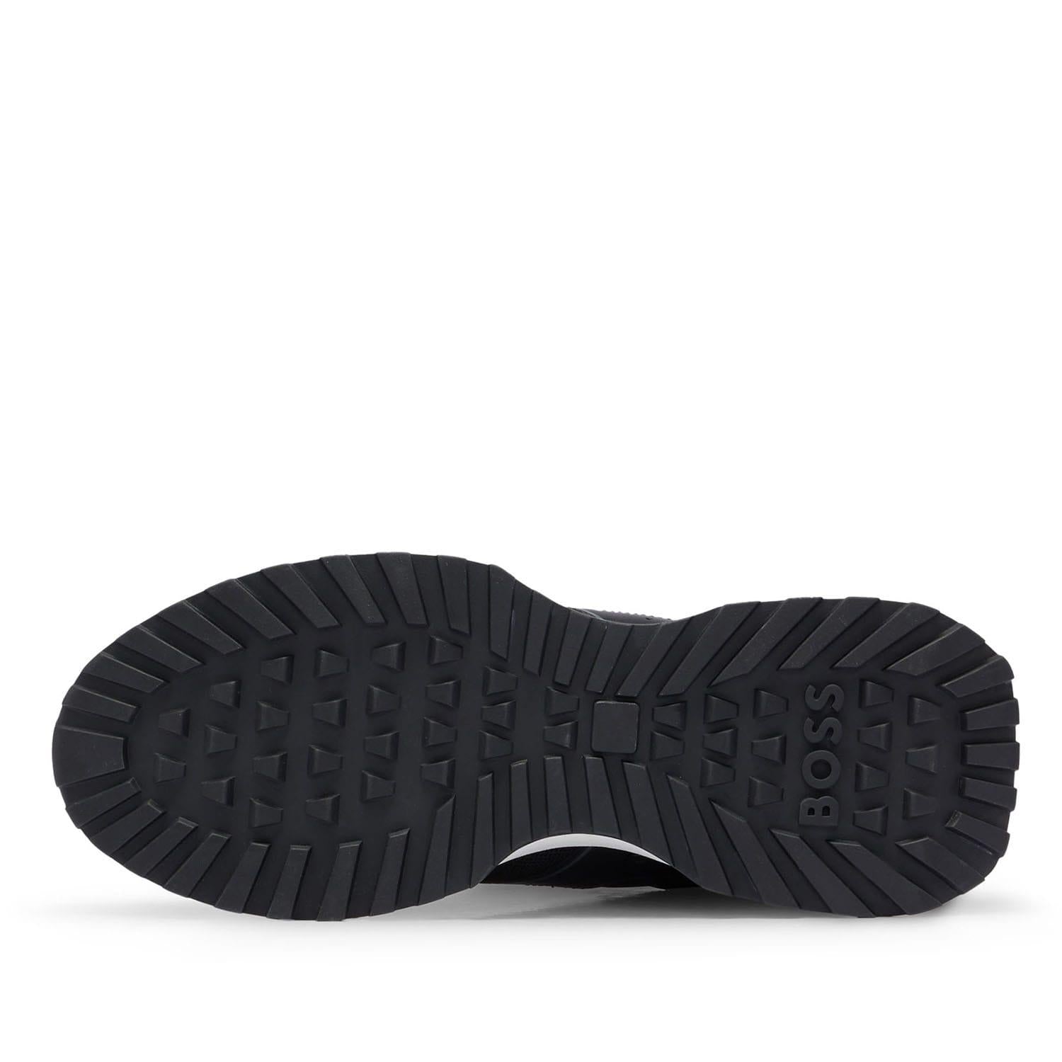 Black-Brown - Close up - Boss Mens Jonah Running Trainers