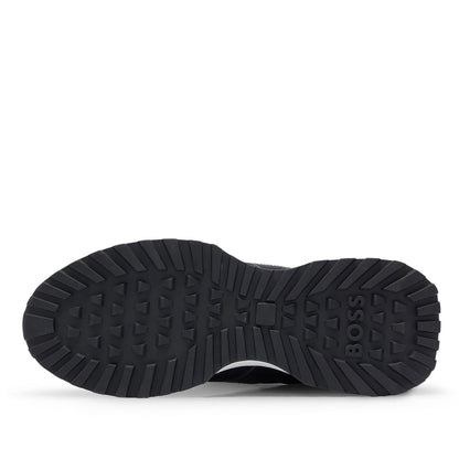 Black-Brown - Close up - Boss Mens Jonah Running Trainers