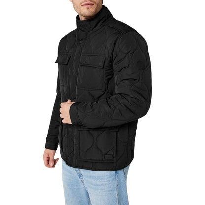 Black - Side - Firetrap Mens Kingdom Jacket
