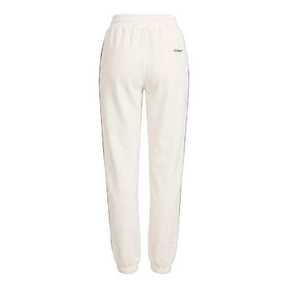 Off White - Back - Casall Womens-Ladies Fleece Jogging Bottoms