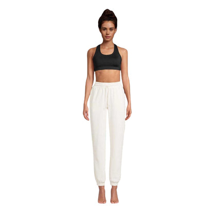 Off White - Side - Casall Womens-Ladies Fleece Jogging Bottoms