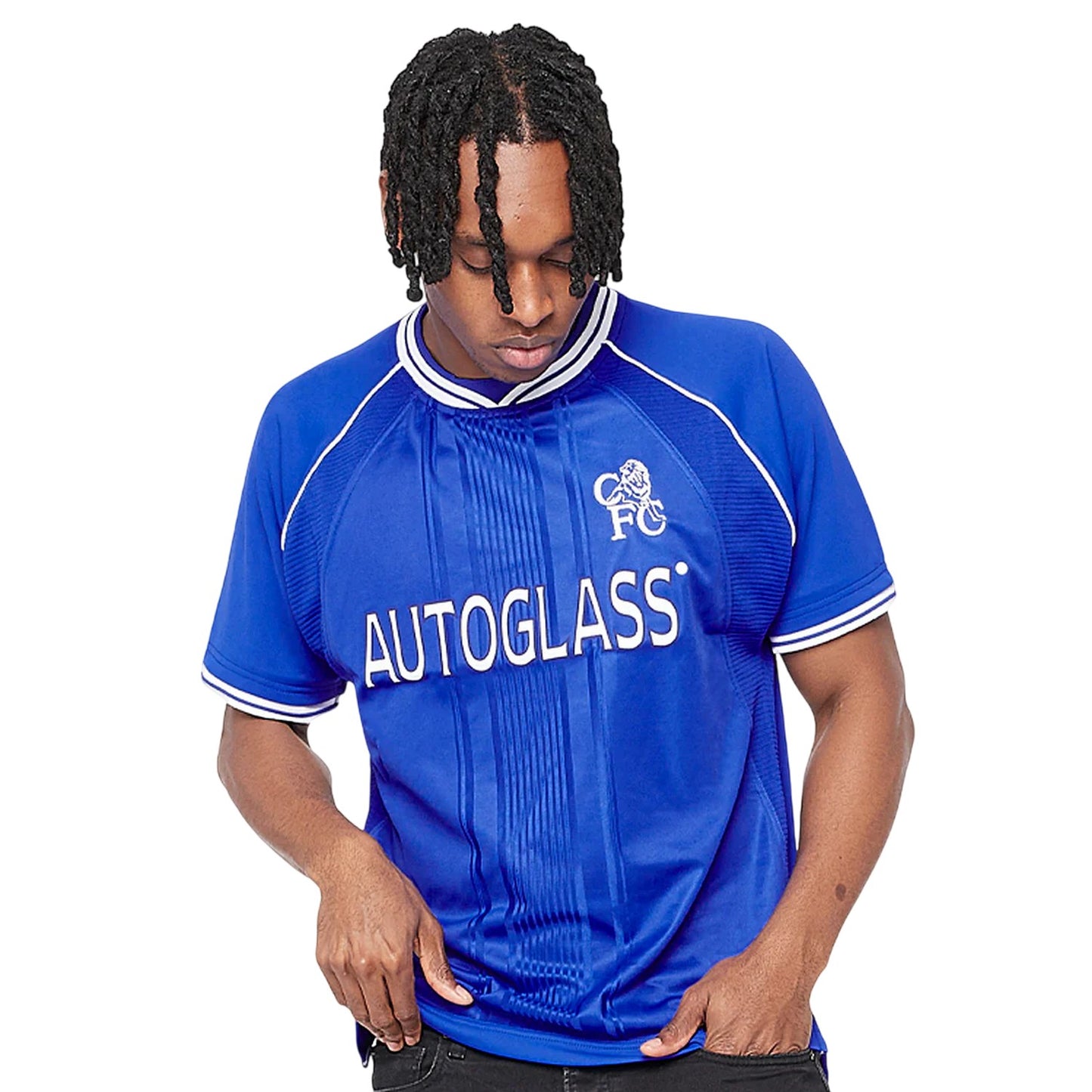 Blue - Lifestyle - Chelsea FC Mens 2001 Retro Home Shirt