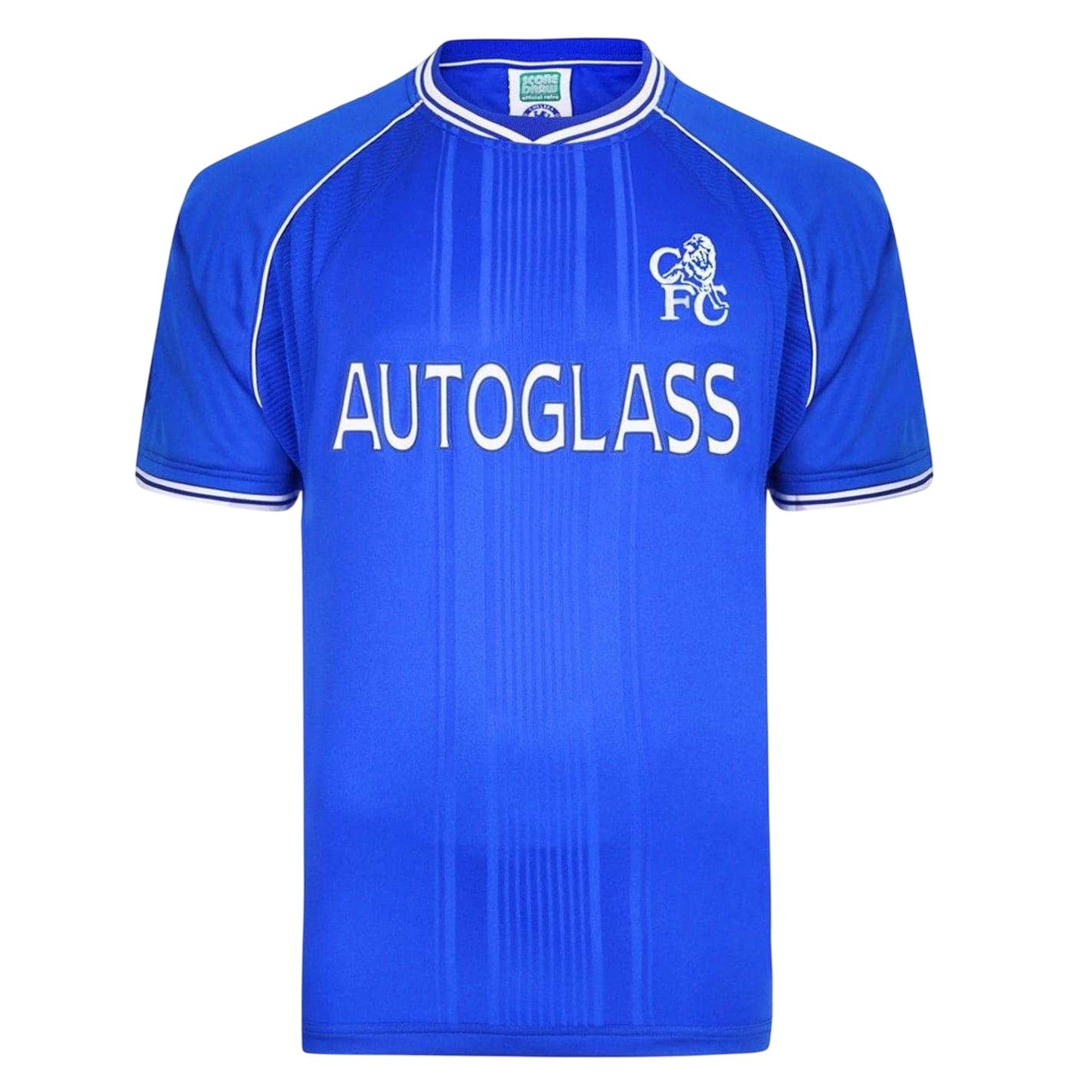 Blue - Front - Chelsea FC Mens 2001 Retro Home Shirt